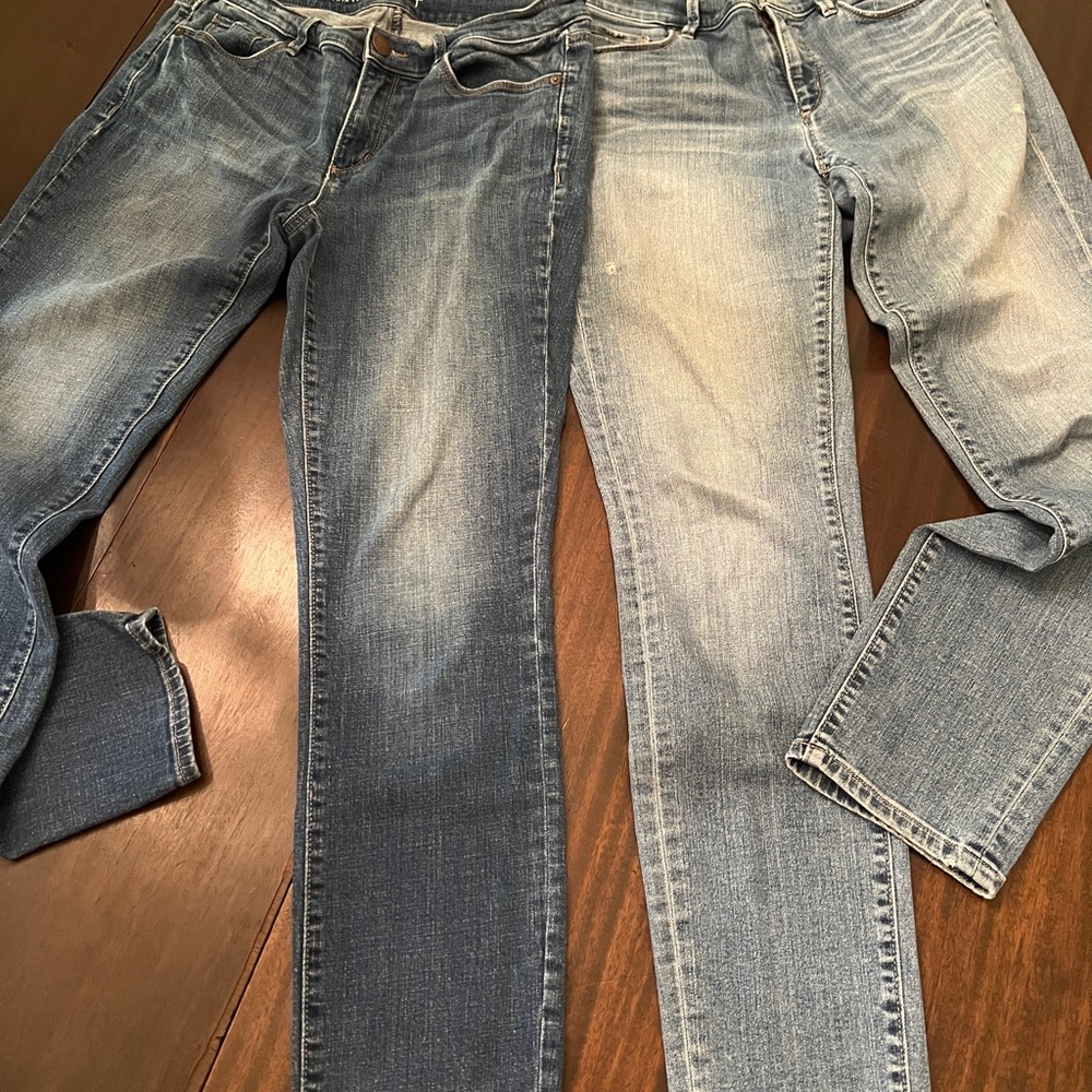 LOFT Modern Skinny Jeans 2 pair size 29/8